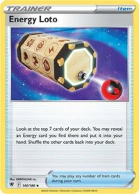 Energy Loto - 140/189 - Uncommon Inglés
