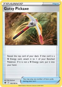 Gutsy Pickaxe - 145/189 - Uncommon Inglés