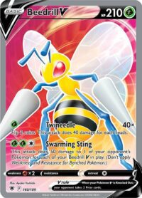 Beedrill V - 160/189 - Full Art Ultra Rare - Español