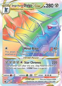 Origin Forme Dialga VSTAR - 198/189 - Hyper Rare Inglés