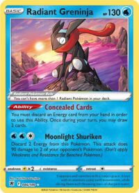 Radiant Greninja - 046/189 - Radiant Rare - Español