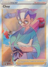 Choy - 182/189 - Full Art Ultra Rare Inglés