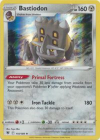 Bastiodon - 110/189 - Holo Rare Inglés