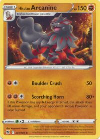 Hisuian Arcanine - 071/189 - Rare Inglés