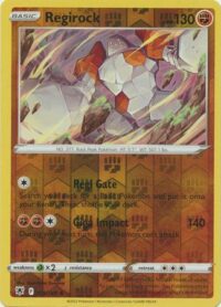 Regirock - 075/189 - Rare Reverse Holo Inglés