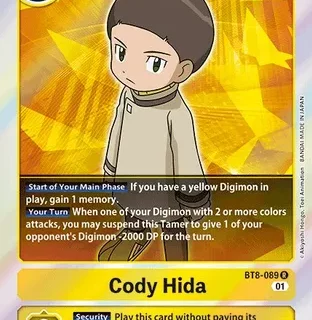 Cody Hida  - BT8-089 R- Rare