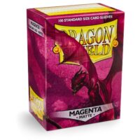Dragon Shield Magenta Matte Sleeves (x100) - Standard