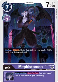 Mephistomon – EX2-042 C – Huntercard TCG