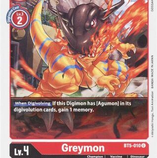 Greymon - BT5-010 - Uncommon