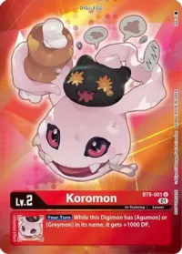 Koromon (Box Topper) - BT9-001 U