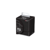 Deck box cuero BCW: Deck Case LX - Negro (Para 80 cartas con protector)
