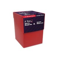 Combo Pack BCW Protectores + Perfect Size sleeves + Deck Box - Rojo