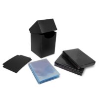 Combo Pack BCW Protectores + Perfect Size sleeves + Deck Box - Negro - Imagen 2