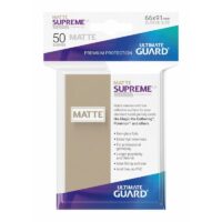 Ultimate Guard: Protectores Matte Supreme UX Standard  - Sand