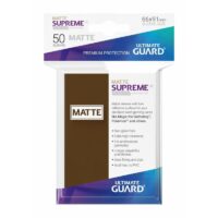 Ultimate Guard: Protectores Matte Supreme UX Standard  - Café