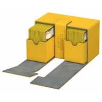 Ultimate Guard: Deck Box Twin Flip'n'Tray 160+ XenoSkin - Amarillo - Imagen 2