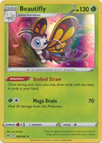 Beautifly - 008/196 - Holo Rare - Inglés
