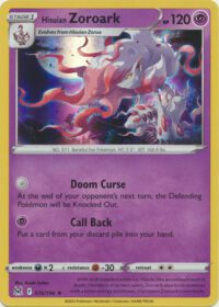 Hisuian Zoroark - 076/196 - Holo Rare - Inglés
