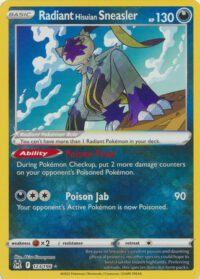 Radiant Hisuian Sneasler - 123/196 - Radiant Rare - Español