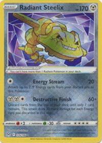 Radiant Steelix - 124/196 - Radiant Rare - Inglés