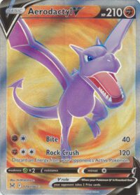Aerodactyl V - 179/196 - Full Art Ultra Rare - Inglés