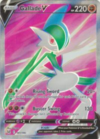 Gallade V - 181/196 - Full Art Ultra Rare - Inglés