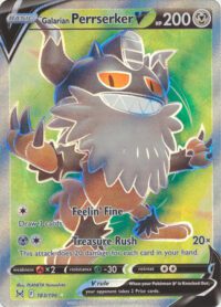 Galarian Perrserker V - 183/196 - Full Art Ultra Rare - Español