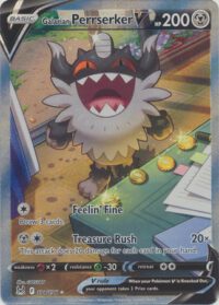 Galarian Perrserker V - 184/196 - Alternate Art Ultra Rare - Inglés