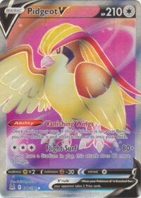 Pidgeot V - 188/196 - Full Art Ultra Rare - Inglés