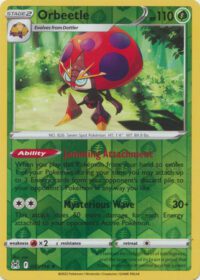 Orbeetle - 020/196 - Holo Rare Reverse Holo - Inglés
