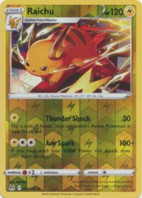 Raichu - 053/196 - Rare Reverse Holo - Inglés