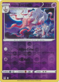 Hisuian Zoroark - 076/196 - Holo Rare Reverse Holo - Inglés