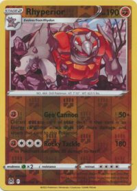Rhyperior - 091/196 - Rare Reverse Holo - Inglés