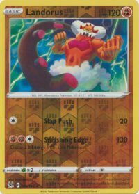 Landorus - 105/196 - Rare Reverse Holo - Inglés
