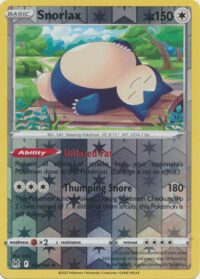 Snorlax - 143/196 - Holo Rare Reverse Holo - Inglés