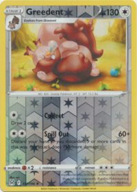 Greedent - 151/196 - Rare Reverse Holo - Inglés