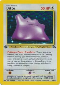 Ditto - 3/62 - Holo 1st Edition - Inglés - Moderately Played