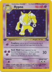 Hypno - 8/62 - Holo 1st Edition - Español - Played