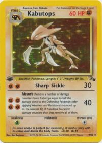 Kabutops - 9/62 - Holo 1st Edition - Español - Moderately Played