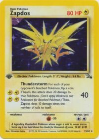 Zapdos - 15/62 - Holo 1st Edition - Español - Lightly Played