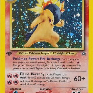 Typhlosion - 17/111 - Holo 1st Edition - Inglés - Played (Ver fotos)