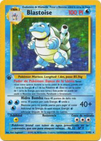Blastoise 2/102 - Holo Rare 1st Edition - Español - Lightly Played