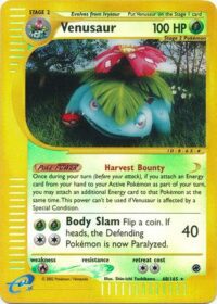 Venusaur - 68/165 - Rare Reverse Holo - Inglés