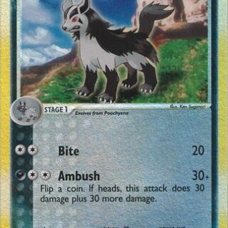 Mightyena - 42/109 - Uncommon Reverse Holo - Español