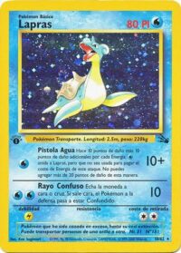 Lapras - 10/62 - Holo 1st Edition - Español - Lightly Played