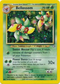 Bellossom - 3/111 - Holo Unlimited - Inglés - Lightly Played