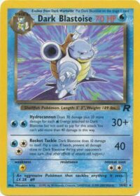 Dark Blastoise - 20/82 - Rare Unlimited - Inglés - Moderately Played