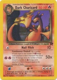 Dark Charizard - 21/82 - Rare Unlimited - Inglés