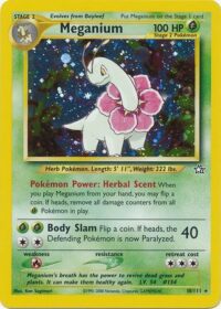 Meganium - 10/111 - Holo Unlimited - Inglés