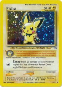 Pichu - 12/111 - Holo Unlimited - Inglés - Lightly Played